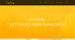 Desktop Screenshot of darlingventures.com