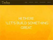 Tablet Screenshot of darlingventures.com